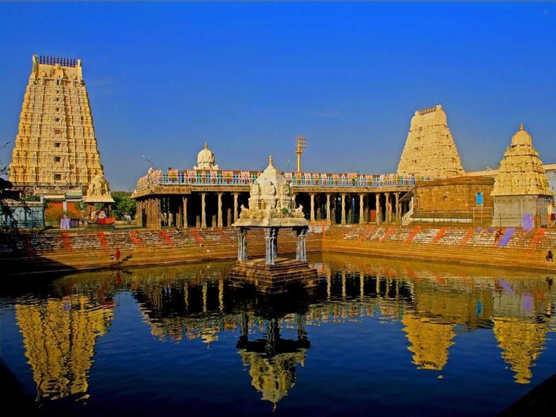 Tirupati Group Tour, Group Tours, Group Tourism, Group Travel, Group Travels, Group Package, Group Packages, Group Holiday, Group Holidays Tirupati kanchipuram - Temple with Pond